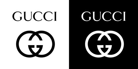 gucci logo in new light|gucci logo black and white.